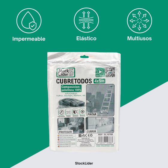 Cubretodos 4x5 m impermeable | ViamoMas