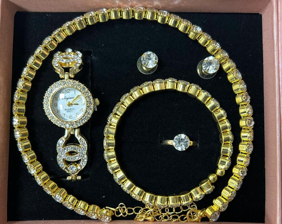 Conjunto de joyas dorado aleatorio | ViamoMas