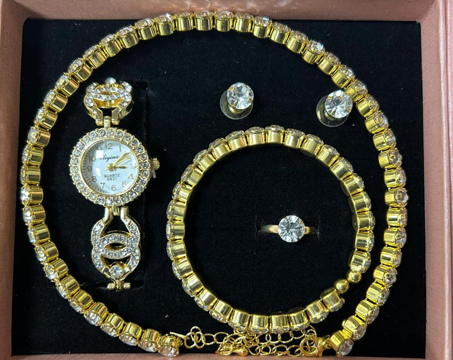 Conjunto de joyas dorado aleatorio | ViamoMas