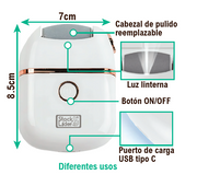 Lima eléctrica de pedicura USB-C | ViamoMas