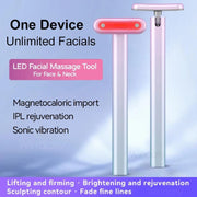 Masajeador Facial 4 en 1 LED Rojo