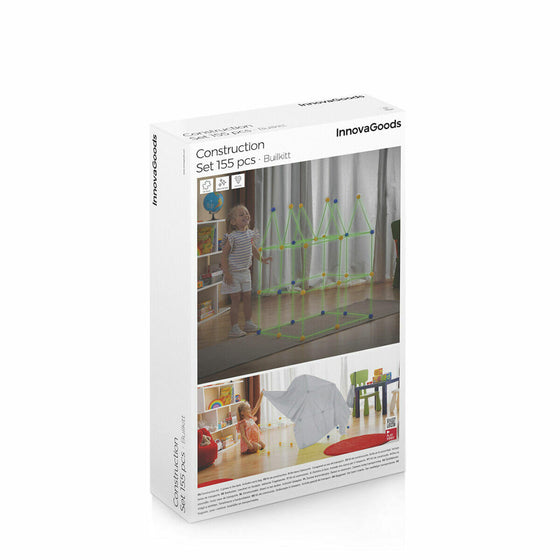 Kit Construcción Fuertes para Niños 155 Piezas | ViamoMas