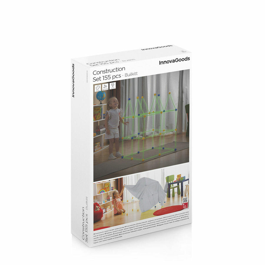 Kit Construcción Fuertes para Niños 155 Piezas | ViamoMas