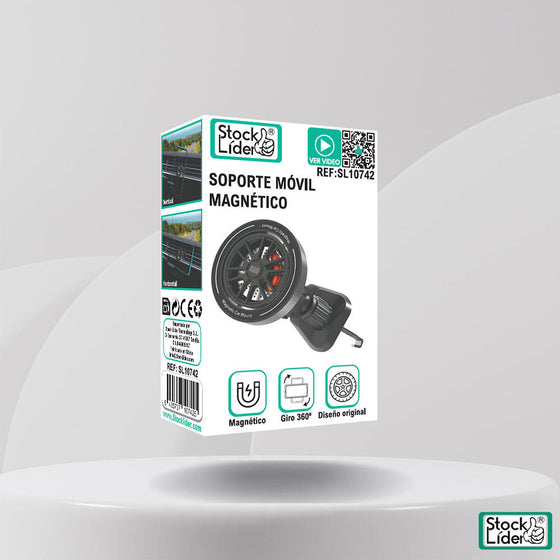 Soporte móvil magnético coche 360°