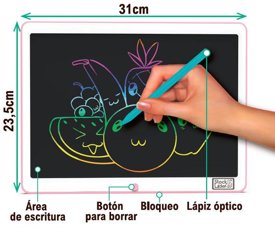 Pizarra mágica LCD 15 pulgadas | ViamoMas