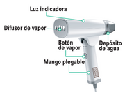 Plancha de vapor vertical portátil 1300W