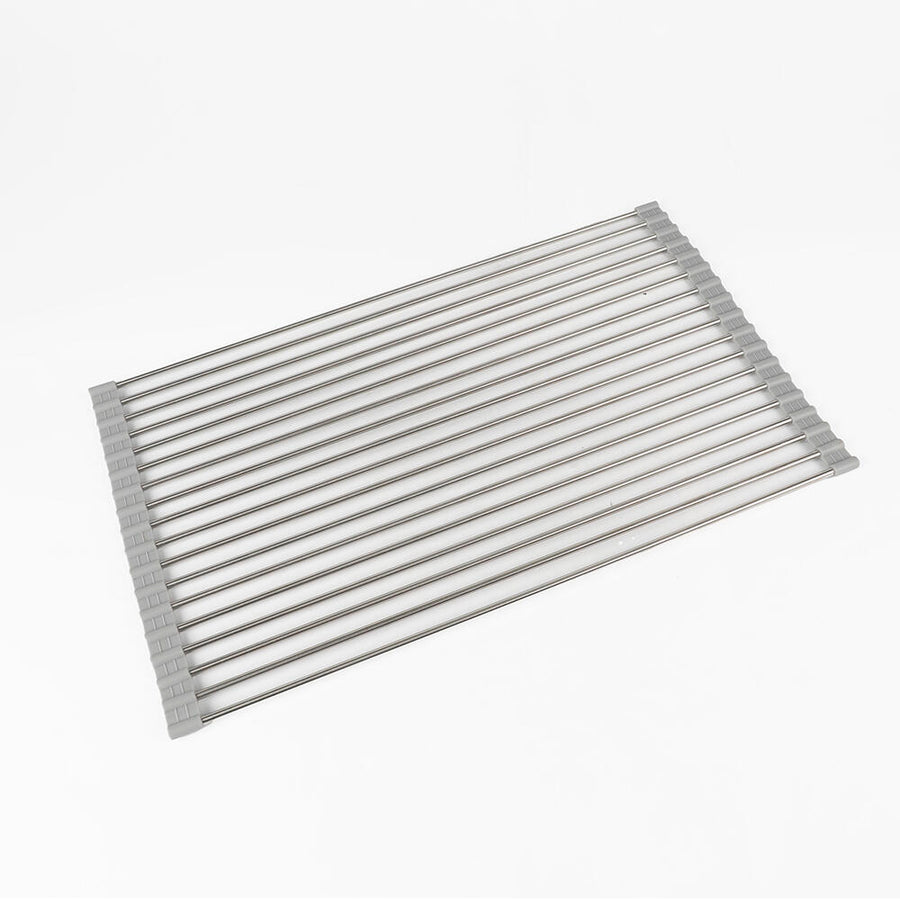 Escurridor de Platos Plegable Acero Inoxidable