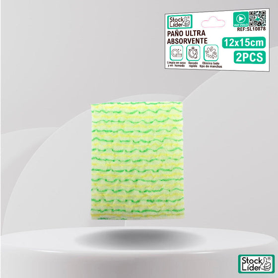 Paño ultra absorbente para limpieza rápida