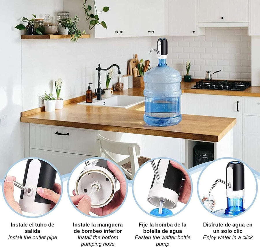 Dispensador de agua automático fácil y limpio