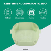 Bandeja silicona de aire para freidora