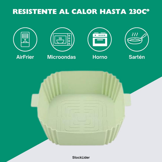 Bandeja silicona de aire para freidora