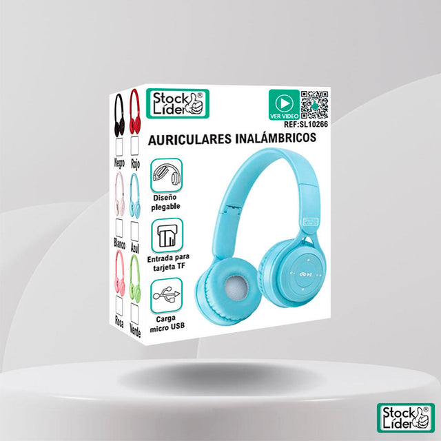 Auriculares inalámbricos cómodos y sin cables