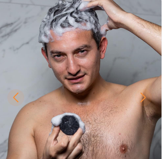 Jabón para cubrir canas en cabello y barba