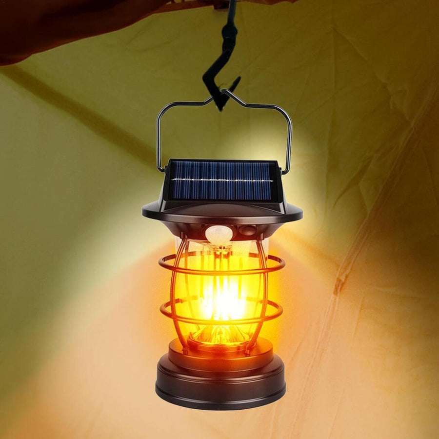 lámpara solar camping sensor movimiento
