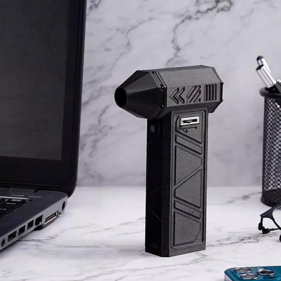 Mini soplador aspirador turbo portátil