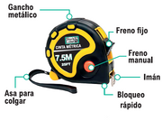 Cinta métrica 7,5m con imán | ViamoMas