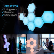 Set 3 luces LED colores con mando