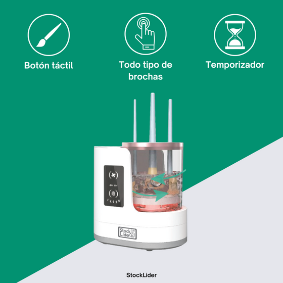 Limpia brochas eléctrico 3 en 1 | ViamoMas