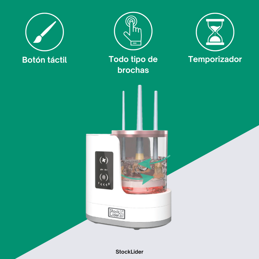 Limpia brochas eléctrico 3 en 1 | ViamoMas