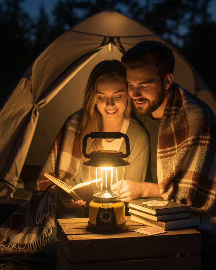 Lámpara camping portátil regulable | ViamoMas