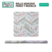 Rollo adhesivo pared y muebles 45x2m