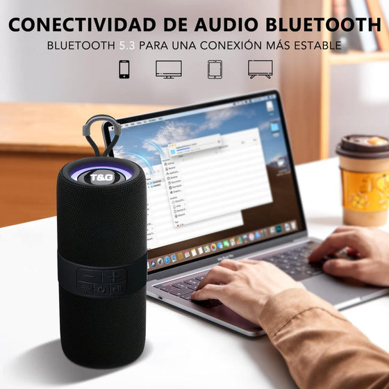 Altavoz con luz RGB TG671 portátil