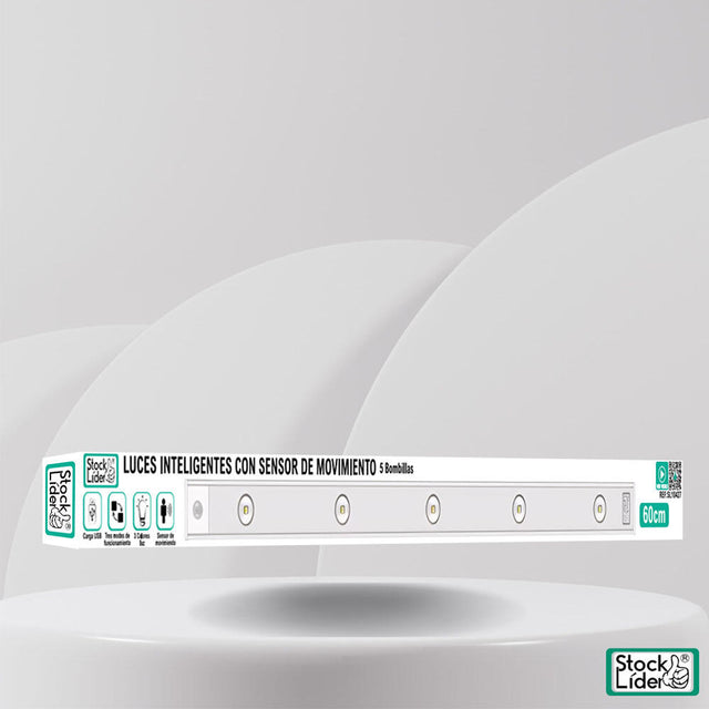 Luces con sensor de movimiento 5 uds