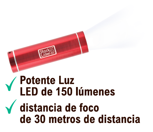 Linterna LED potente