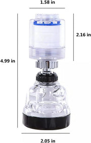 Grifo rotatorio 5 velocidades para cocina