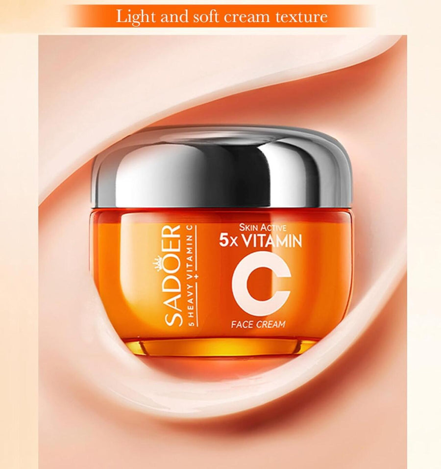 Crema facial vitamina C y niacinamida