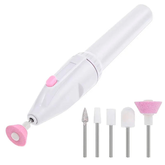 Set manicura eléctrico 5 en 1 con LED
