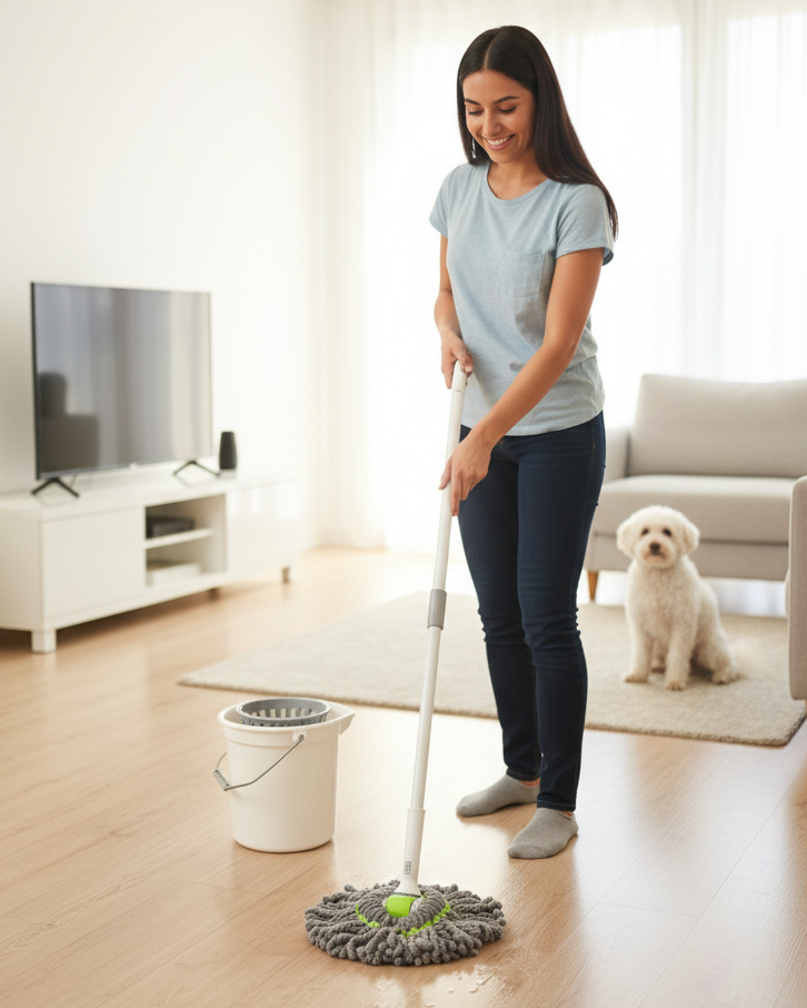 Fregona con escurridor integrada | ViamoMas