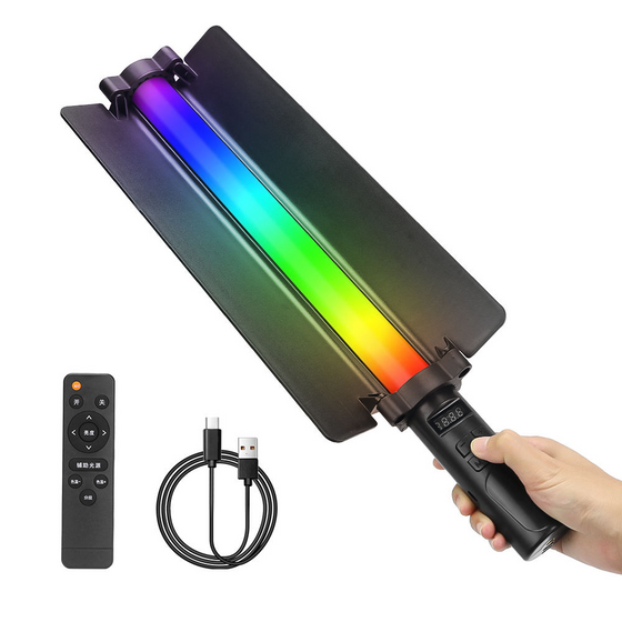 Luz RGB portátil USB-C para vídeos