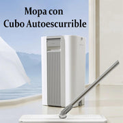 Mopa con cubo autoescurrible | Limpieza fácil