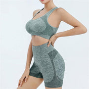 Conjunto deportivo mujer gris 2 piezas