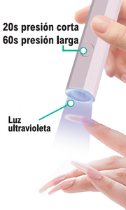 Secador de uñas UV portátil USB-C