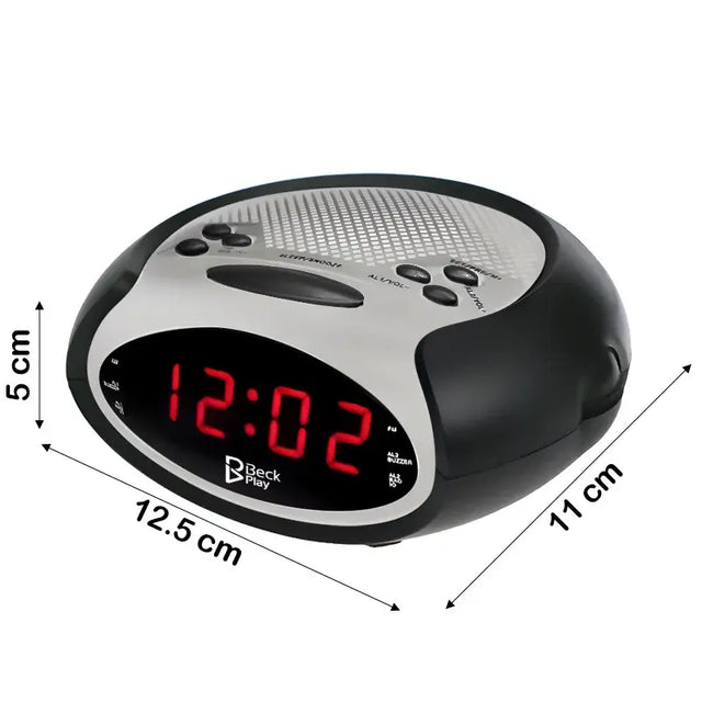 Radio Reloj Digital AM/FM con Alarma