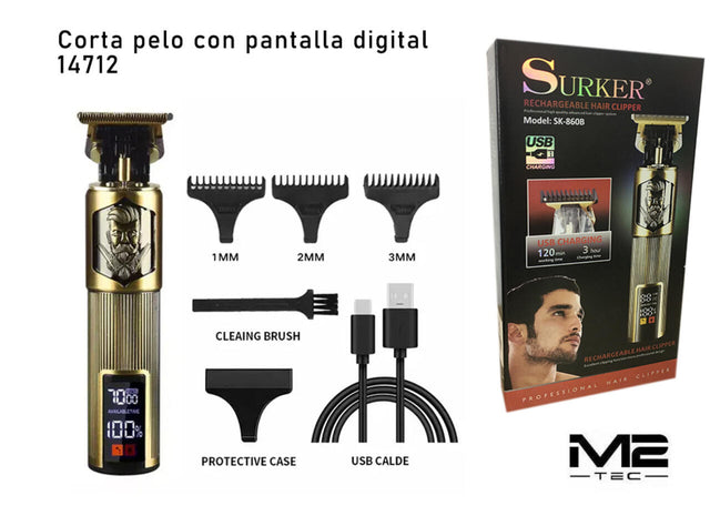 Cortadora de Pelo USB Surker SK-860A