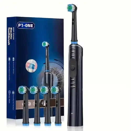 Cepillo de Dientes Eléctrico con 4 Cabezales