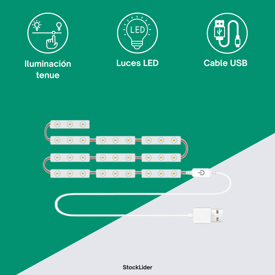 Tira de luces LED para espejo | ViamoMas