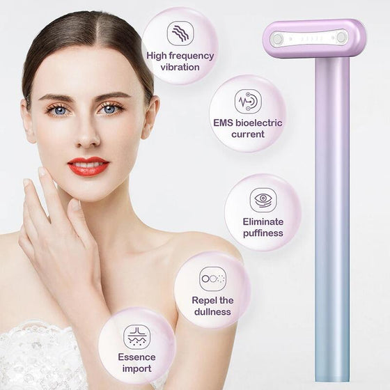 Masajeador Facial 4 en 1 LED Rojo