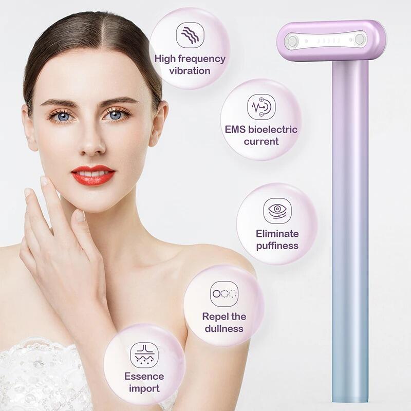 Masajeador Facial 4 en 1 LED Rojo