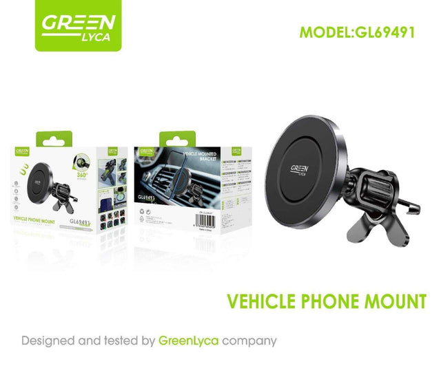 Soporte móvil coche ventilación Green Lyca