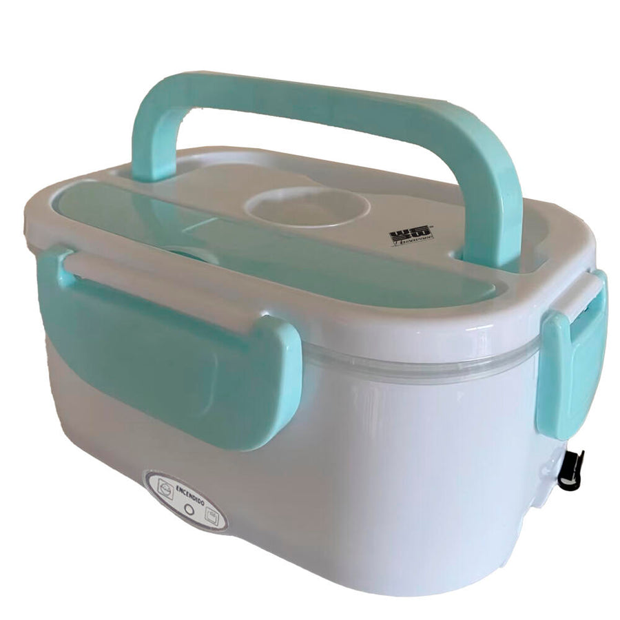 Fiambrera Tartera Táper Eléctrica Táper Para Comida Caliente en Trabajo y Coche  1,5L Fiambrera Térmica 2 en 1