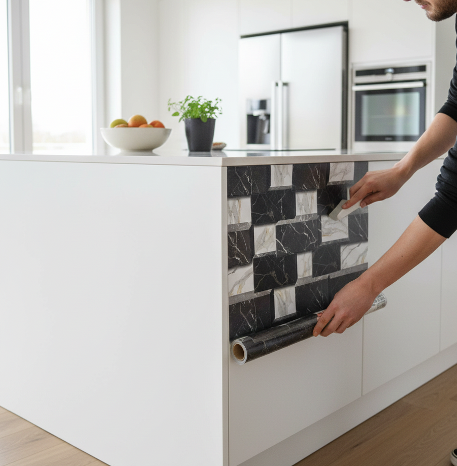 Rollo adhesivo pared y muebles 45x2m