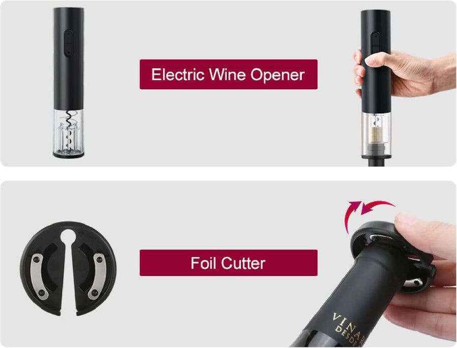 Abridor de vinos eléctrico pack 4 uds