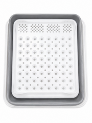 Escurreplatos plegable compacto cocina