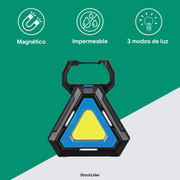 Lámpara triangular LED COB compacta y potente