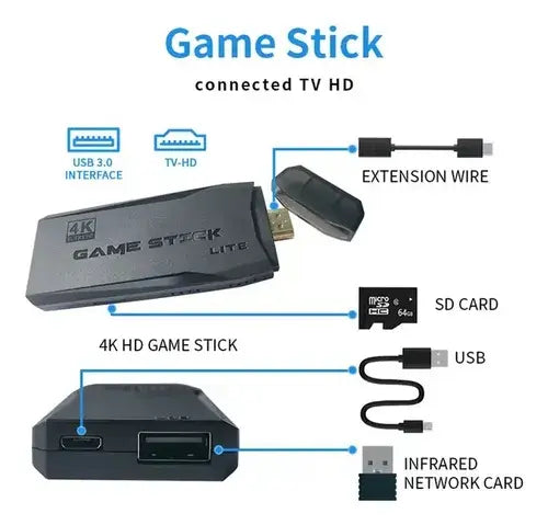 Game Stick 4K retro con 20.000 juegos