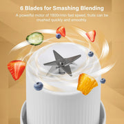 Batidora portátil recargable para smoothies